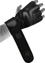 Тренувальні рукавиці RDX GRAPPLING GLOVES NEOPRENE T15 чорний XL (GGN-T15MB) - Зображення 3
