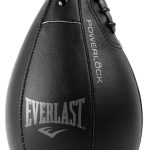 Боксерська груша Everlast POWERLOCK SPEED BAG чорного кольору, розмір L