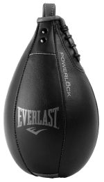 Боксерська груша Everlast POWERLOCK SPEED BAG чорного кольору, розмір L