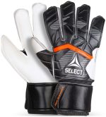 Воротарські рукавички Select GOALKEEPER GLOVES 03 YOUTH v25 чорний, білий Діт 4 (15,5 см)