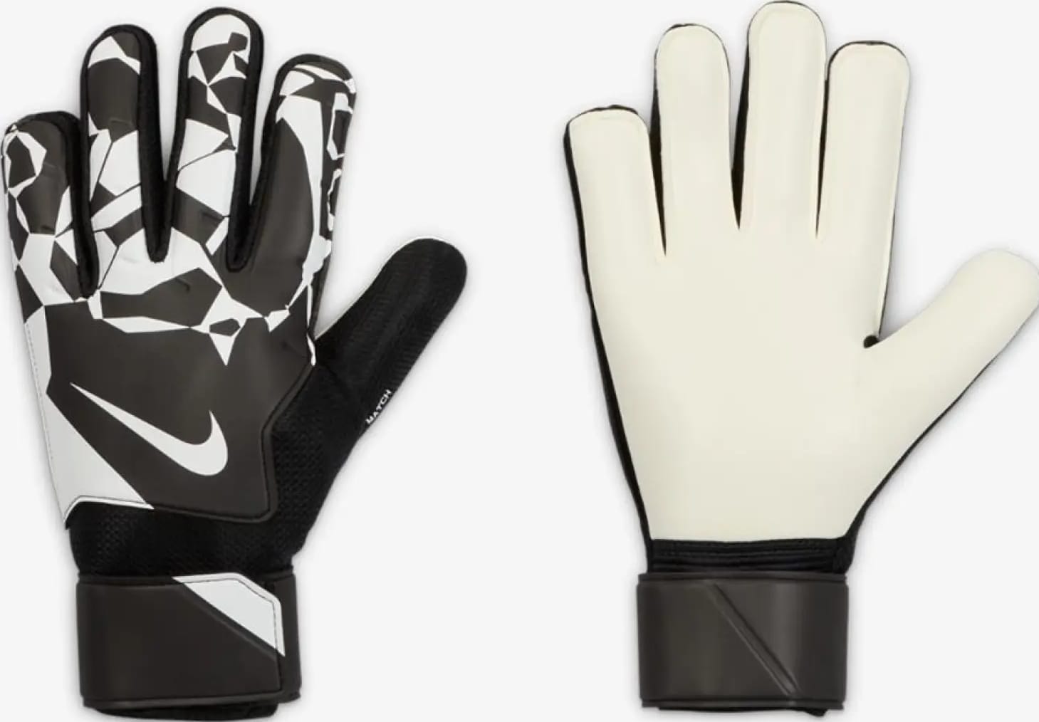 90395010600875_5bb21b89a7 Воротарські рукавиці Nike NK GK MATCH – HO24, білий, чорний 10 (26,7 см) (HQ0257-010) - Зображення 1