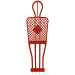 Манекен футболіста Meta Defender Man Dummy Elite червоний, 180 см