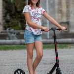 Міський самокат Schildkröt City Scooter Street Master 200mm Чорно-червоний Макс: 100 кг