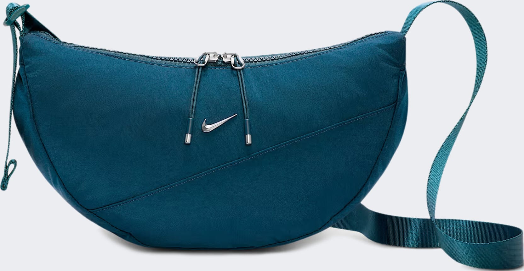 92493592130014_cc98a0b813 Сумка Nike NK AURA CRESCENT CROSSBODY 4L темно-синя для жінок 30 х 18 х 10 см (HQ4370-415) - Зображення 1
