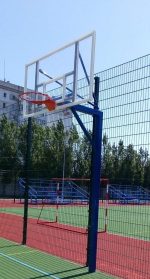 Баскетбольна стійка на одній опорі SS00433
