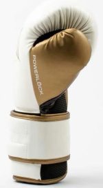 Боксерські рукавиці Everlast POWERLOCK 2R TRAINING GLOVE, білий, золотий, Уні 10 унцій (P00003048) - Зображення 6