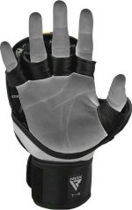 Тренувальні рукавиці RDX GRAPPLING GLOVES REX T6 PLUS чорний, жовтий, білий S (GGR-T6Y) - Зображення 8