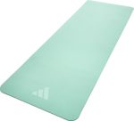 Килимок для йоги Adidas Double Sided Yoga Mat ментоловий, сірий 176 х 61 х 0,6 см (ADYG-10400BLM-NL) - Зображення 2
