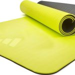 Килимок для йоги Adidas Double Sided Yoga Mat жовтий, сірий 176 х 61 х 0,6 см (ADYG-10400BLY-NL)