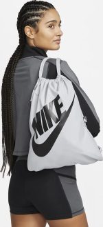 Рюкзак-мішок Nike NK HERITAGE DRAWSTRING 13L сірий Уні 33 х 43 см (DC4245-012) - Зображення 2