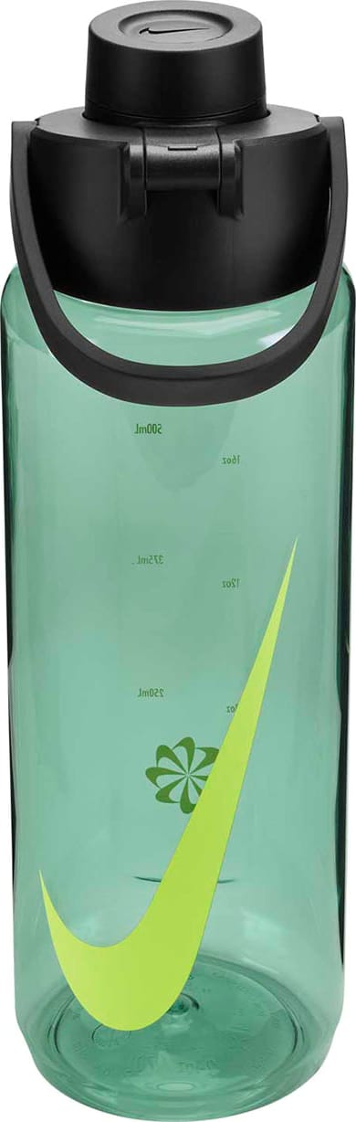 98107820956400_e4b4d09fb2 Пляшка Nike TR RENEW RECHARGE CHUG BOTTLE 24 OZ, зелений/чорний, 709 мл (N.100.7636.011.24) - Зображення 1