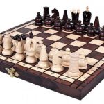 Шахи MADON Роял Максі коричневий, бежевий Уні 31х31см арт 151