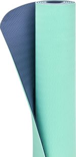 Килимок для йоги Adidas Double Sided Yoga Mat ментоловий, сірий 176 х 61 х 0,6 см (ADYG-10400BLM-NL) - Зображення 6