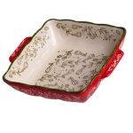 Квадратна форма для запікання та сервірування Vintage з ручками HM04-14 - Зображення 4