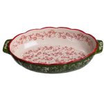 Форма для запікання Vintage 30×18×5 см з ручками, зелена HM05-02 - Зображення 2