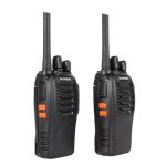 Портативні рації PMR 446 МГц (2 шт.) з USB-зарядкою, 16 каналів, дальність до 8 км, ліхтарик – ідеальні для туризму, будівництва та відпочинку - Зображення 2