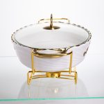 Порцелянова мармітниця для других страв Margaret 1,5 л Yiwu YYSH1215 - Зображення 4