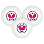 Настільні тенісні м'ячі Butterfly R40+ 3* (12 шт.) - Зображення 2