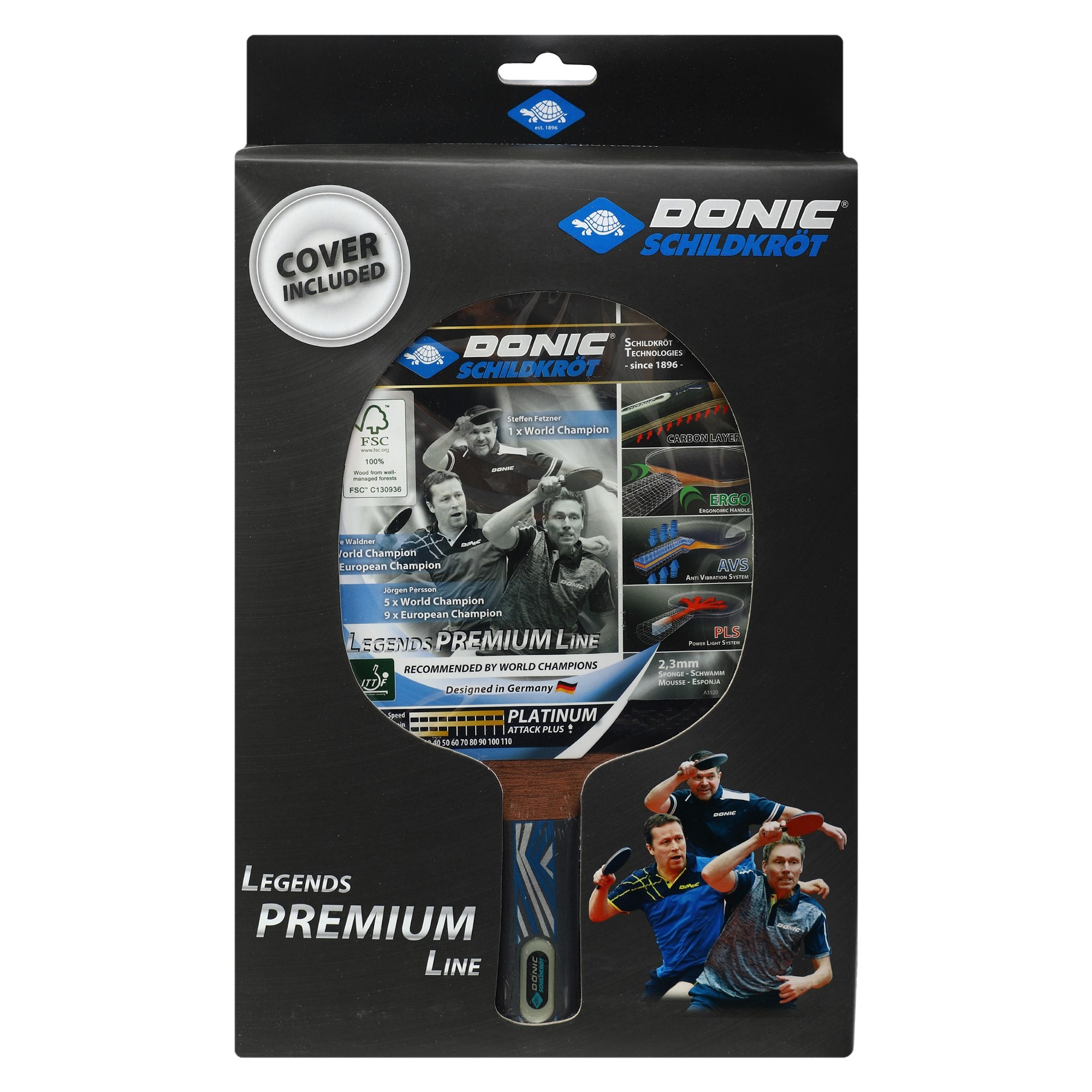 nabir-dlia-nastilnoho-tenisu-donic-legends-premium-platinum-48093706778610_3110c7dca3 Набір для настільного тенісу Donic Legends Premium Platinum - Зображення 1