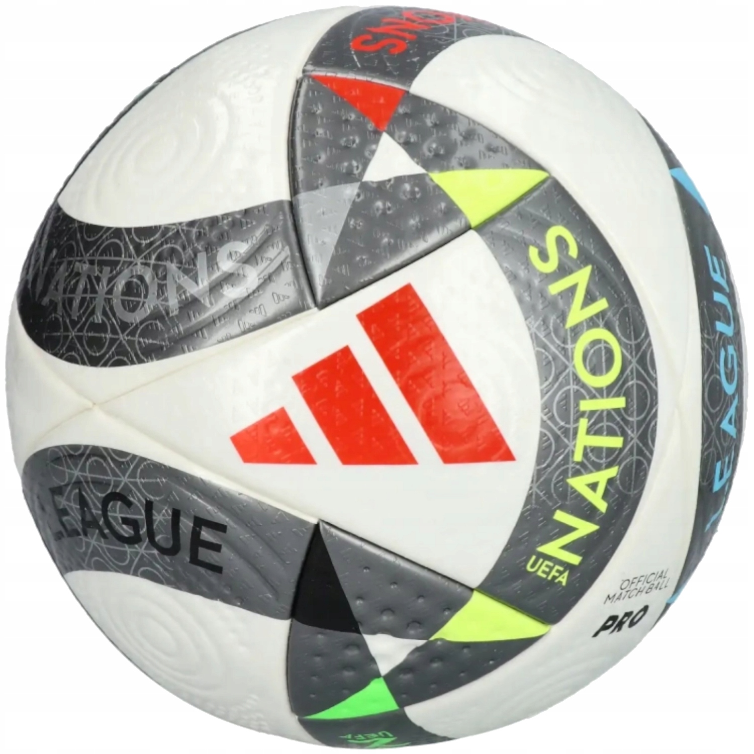 ofitsiinyi-futbolnyi-miach-adidas-uefa-pro-2024-nations-league-is7441-5-68686937192672_1d06b22cef Офіційний футбольний м'яч Adidas UEFA PRO 2024 Nations League IS7441 №5 - Зображення 1