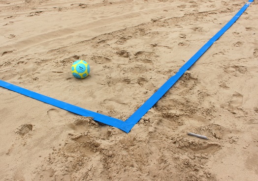 razmetka-ploshchadki-plyazhnogo-futbola-26x36-m.-romi-sport-lin000056-60386075446497_4f100d3817 Розмітка майданчика для пляжного футболу (26х36 м.) Romi Sport Lin000056 - Зображення 1