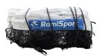 Волейбольна сітка Romi Sport "Тренувальна" (2.7мм капрон, 9.5 м) black/white