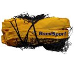 Волейбольна сітка Romi Sport "Тренувальна" (діаметр 2.7 мм, 8.5 м) чорна/жовта - Зображення 2