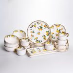 Столовий сервіз порцеляновий Lemon, 32 предмети на 6 осіб, Yiwu LXX302A
