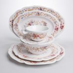 Столовий сервіз Vintage з порцеляни на 6 осіб, 32 предмети - Yiwu ALS-32PCS - Зображення 3