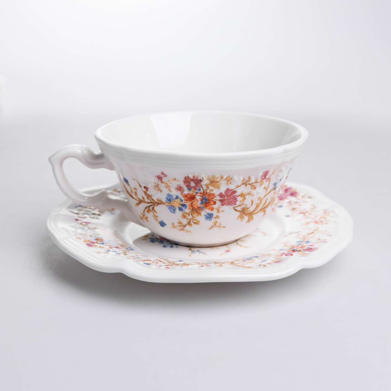 Столовий сервіз Vintage з порцеляни на 6 осіб, 32 предмети - Yiwu ALS-32PCS - Зображення 4