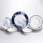 Порцеляновий столовий сервіз Blossom Blue на 6 осіб, 24 предмети Yiwu HP-7-713N