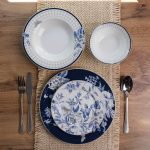 Порцеляновий столовий сервіз Blossom Blue на 6 осіб, 24 предмети Yiwu HP-7-713N - Зображення 2