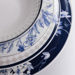 Порцеляновий столовий сервіз Blossom Blue на 6 осіб, 24 предмети Yiwu HP-7-713N - Зображення 9