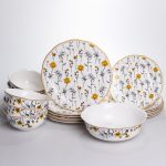 Порцеляновий столовий сервіз на 6 осіб Buttercups, 24 предмети Yiwu HP-7-715