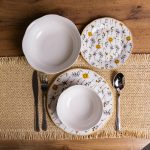 Порцеляновий столовий сервіз на 6 осіб Buttercups, 24 предмети Yiwu HP-7-715 - Зображення 2