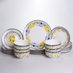 Порцеляновий столовий сервіз на 6 осіб Positano, 24 предмети Yiwu HP-7-714N