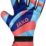 Воротарські рукавички Jako River Basic Junior RC помаранчевий, синій Діт 4 (15 см)