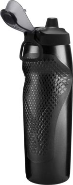 Пляшка Nike REFUEL BOTTLE LOCKING LID 32 OZ чорний, білий 946 мл - Зображення 3