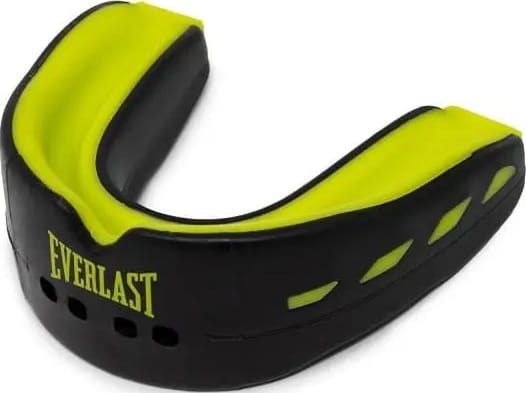 17300416619386_837429bfc5 Капа для боксу Everlast EVERSHIELD DOUBLE MOUTH GUARD чорна, зелена One Size (P00003600) - Зображення 1