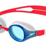 Окуляри для плавання Speedo HYDROPULSE GOG JU червоний, блакитний для дітей OSFM