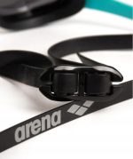 Окуляри для плавання Arena COBRA ULTRA SWIPE чорний, бірюзовий Уні OSFM - Зображення 5