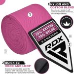 Бинти RDX HAND WRAPS 2.5 METER рожевий 2,5 м (HWJ-RP) - Зображення 3