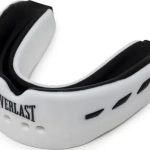 Капа для боксу Everlast EVERSHIELD DOUBLE MOUTH GUARD, біла, чорна, One Size (P00003602)