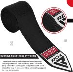 Бинти RDX HAND WRAPS 2.5 METER чорний 2,5 м (HWJ-RB) - Зображення 4