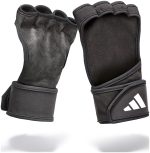 Тренувальні рукавички Adidas Open Back Training Gloves чорний Уні M - Зображення 2