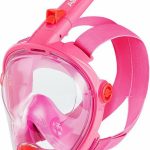 Повнолицьова маска Aqua Speed SPECTRA 2.0 KID 7081, рожевий/червоний, розмір S