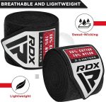 Бинти RDX HAND WRAPS 2.5 METER чорний 2,5 м (HWJ-RB) - Зображення 3