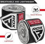 Бинти RDX HAND WRAPS 2.5 METER сірий 2,5 м (HWJ-CG) - Зображення 2