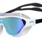 Окуляри для плавання Arena THE ONE MASK MIRROR, сині, білі, чорні, Уні OSFM