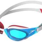 Окуляри для плавання Speedo FASTSKIN HYPER ELITE, біло-сині, Уні One Size